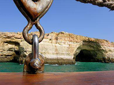 Küste Algarve Piratenversteck