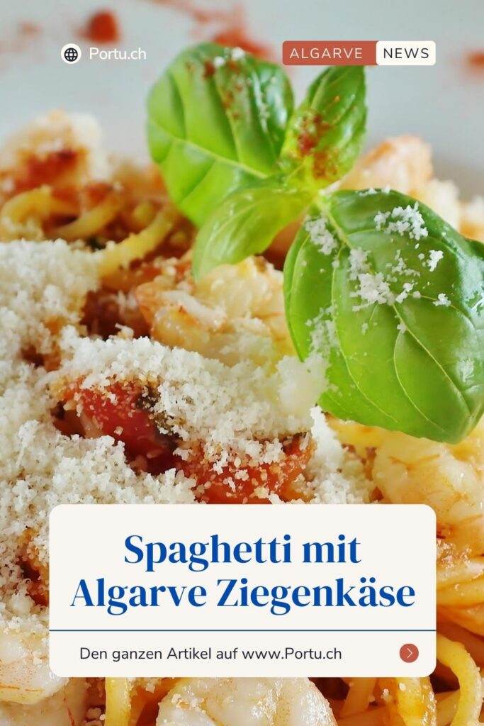 Spaghetti Algarve Ziegenkäse